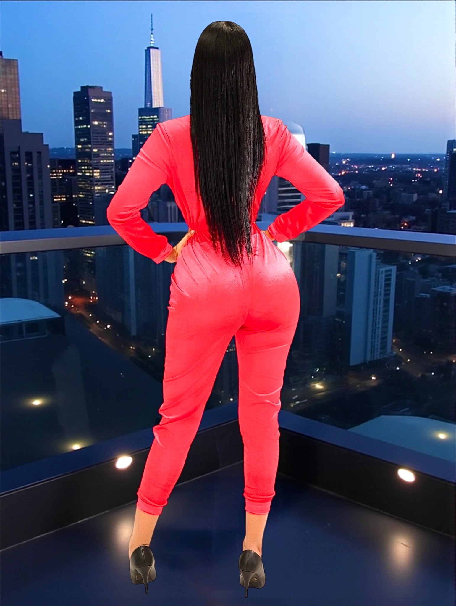 El traje deportivo Casual Fly (ROJO)