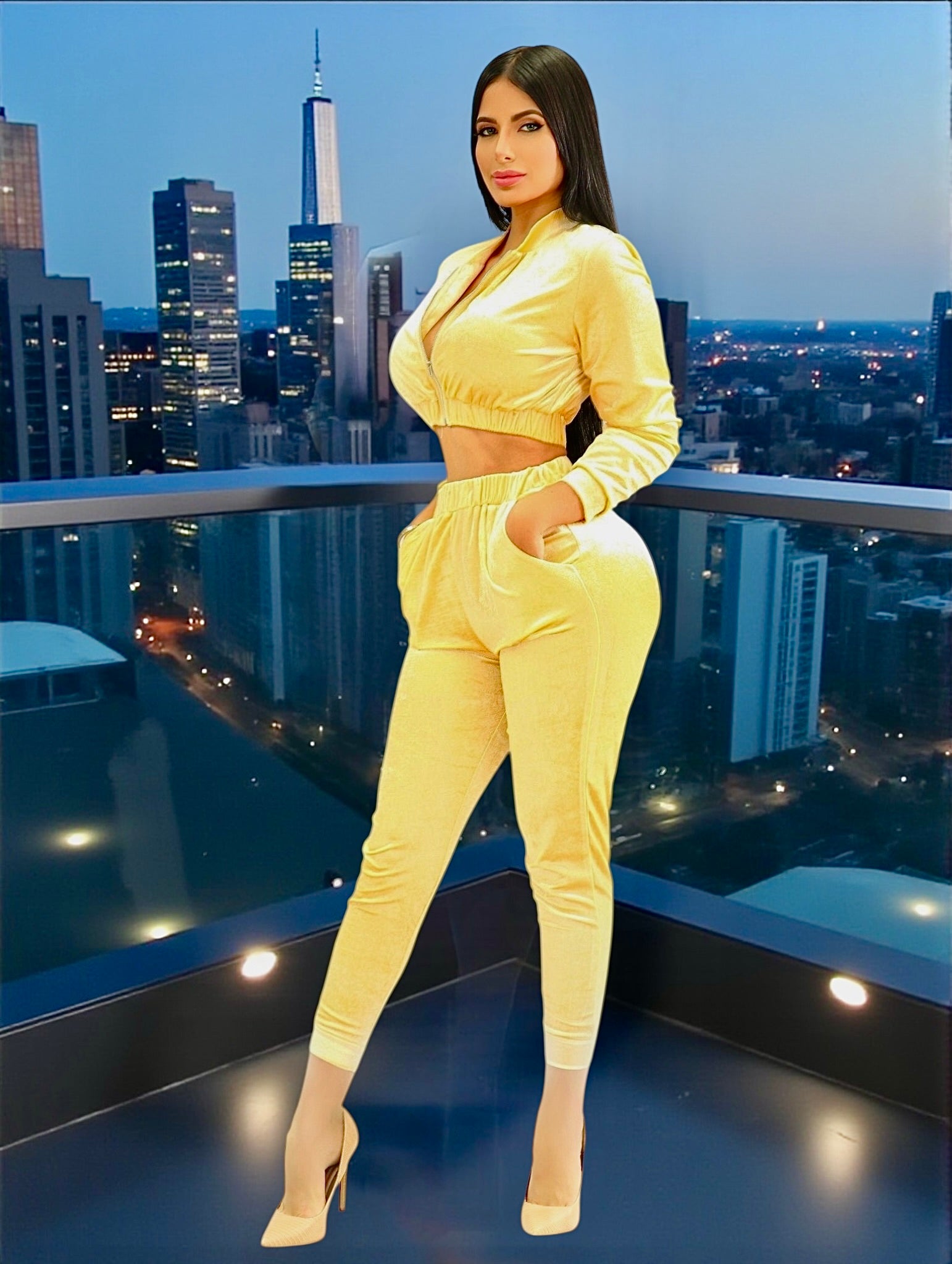 The Casual Fly Track Suit (yellow)