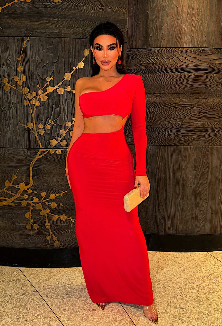 First Date Night red Dress - OMG Swim