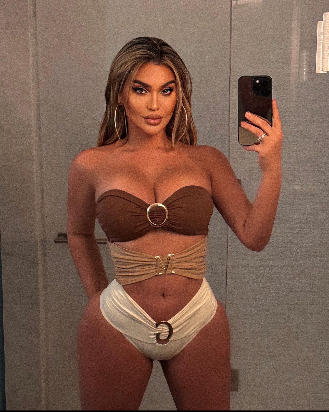 cute girl wearing a OMG Mars Monokini - OMG Swim