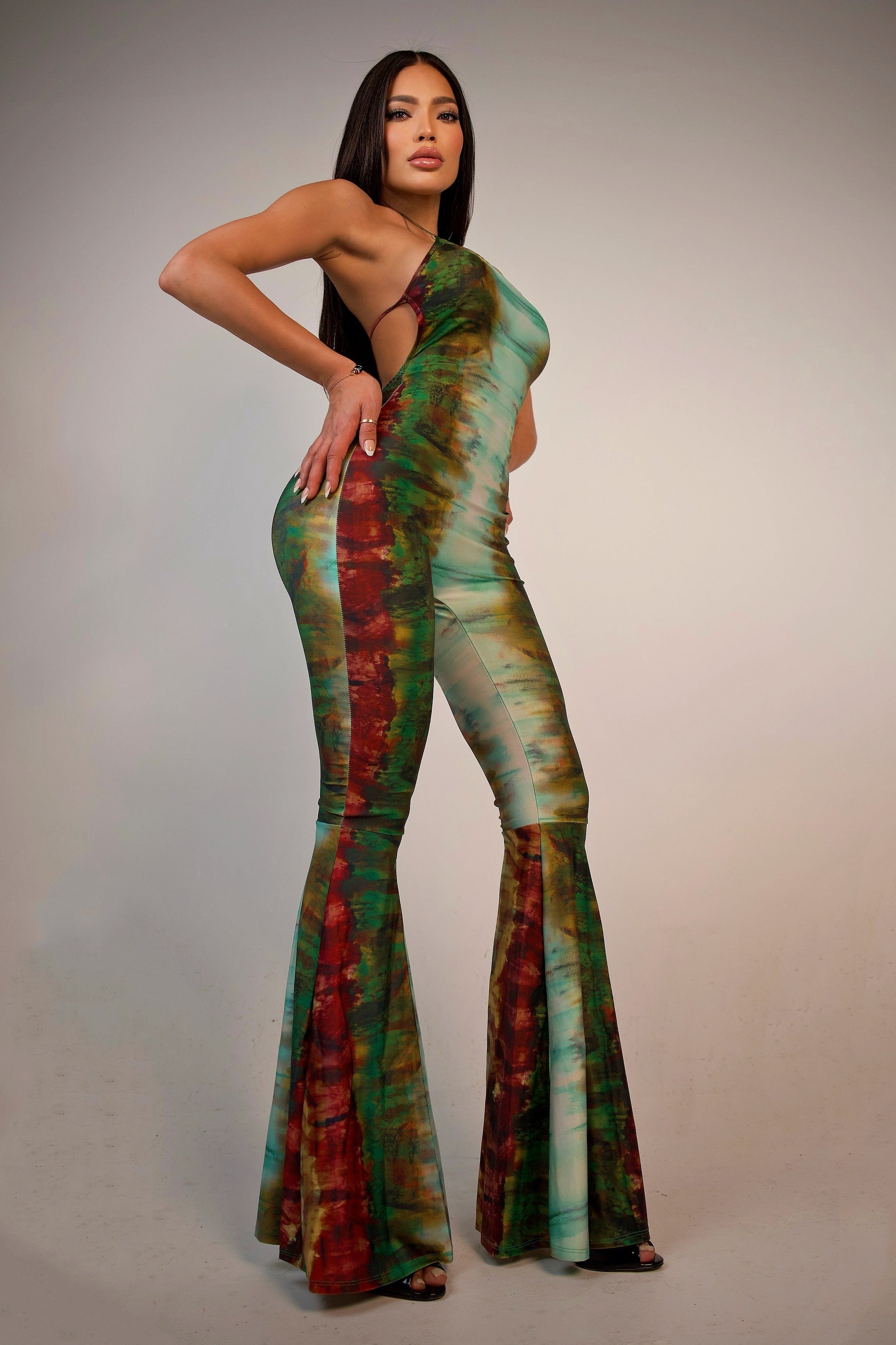 JadOR Tyde Dye Jumpsuit