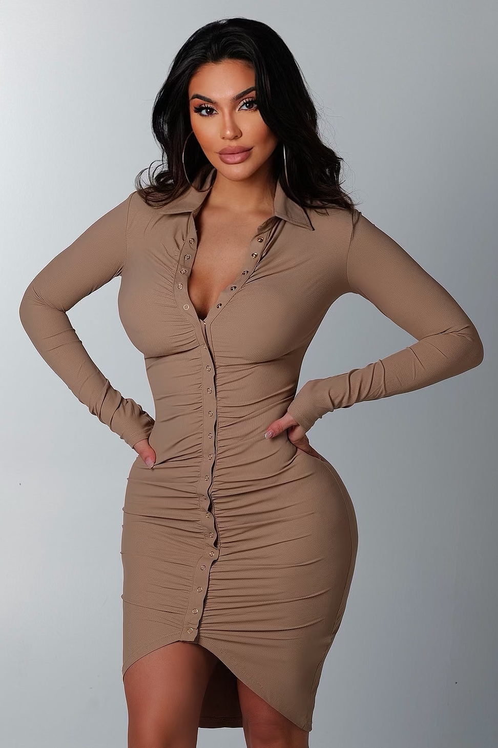Button Me Up (Nude)