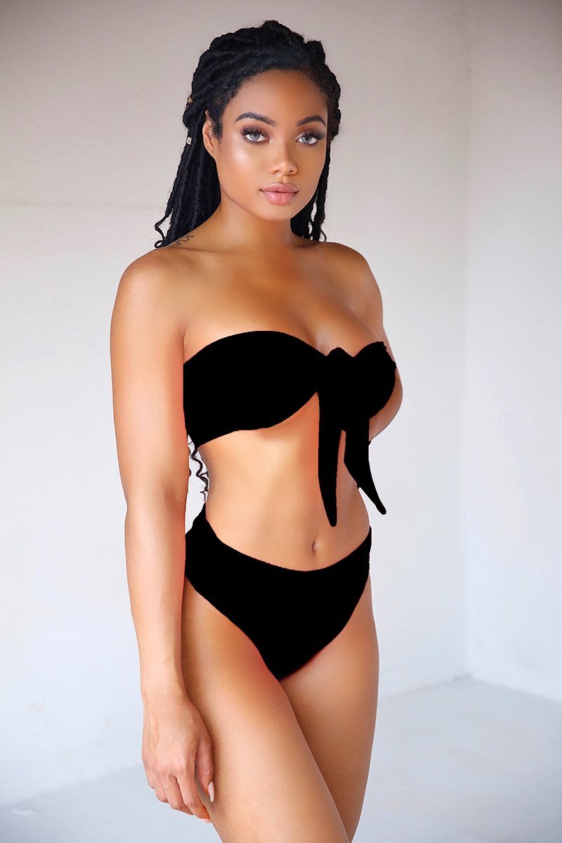 women wearing a Cartagena High Waisted Bikini - OMG Swim