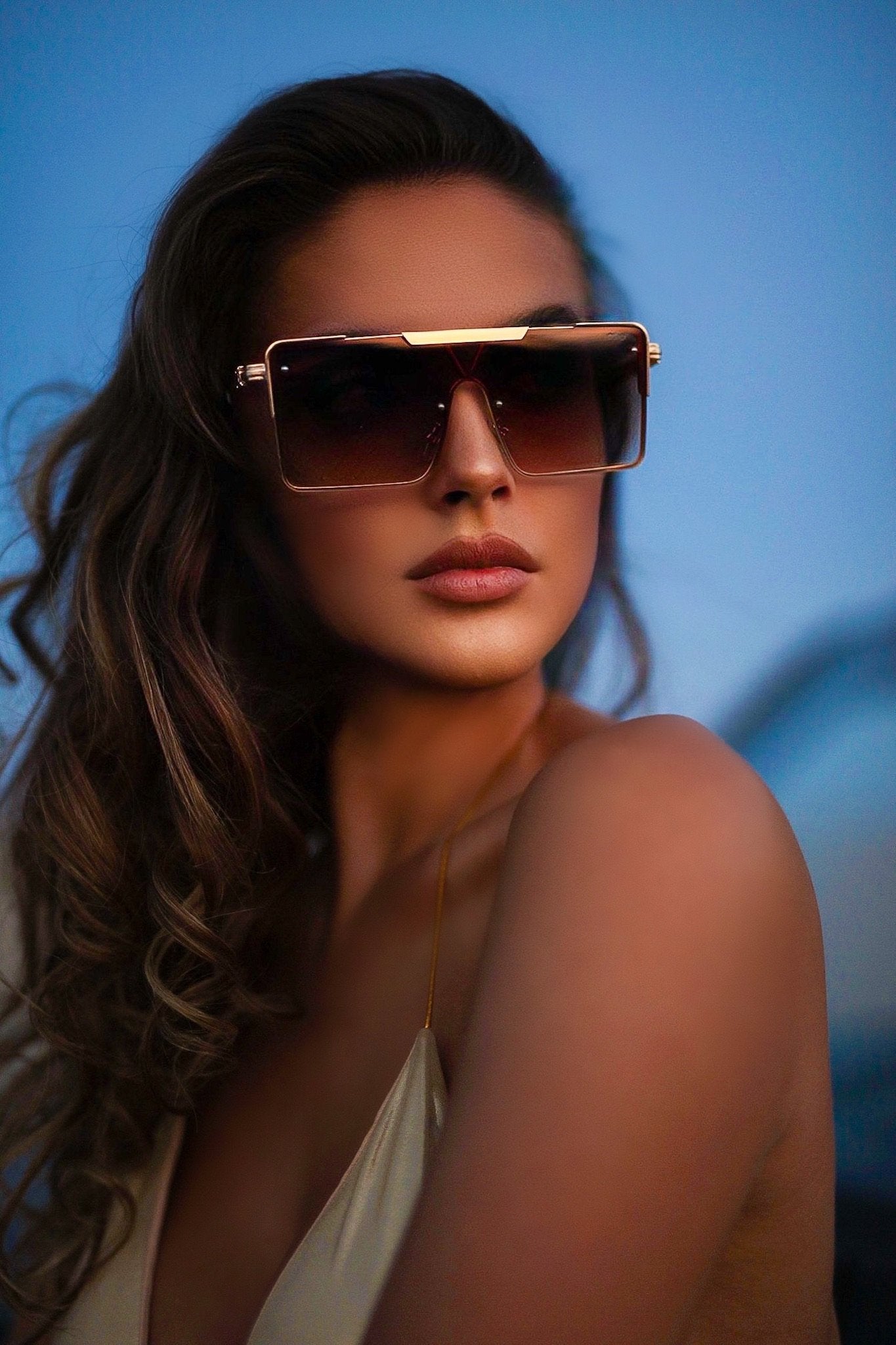 Fire Shades (Brown) - OMG Swim